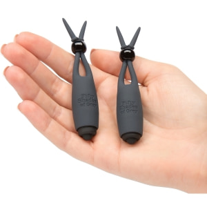 Cleme Sfârcuri Sweet Love Vibrating Negru Thumb 6