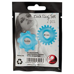 Set Inele Penis You2Toys Albastru Thumb 3