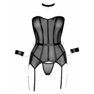 Corset Cottelli Collection Avery Negru L Thumb 3