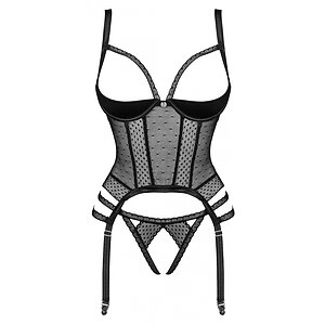 Corset Obsessive Lanelia Negru XS-S Thumb 2