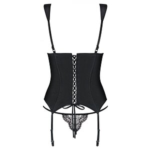 Corset Obsessive Charmea Negru S-M Thumb 3