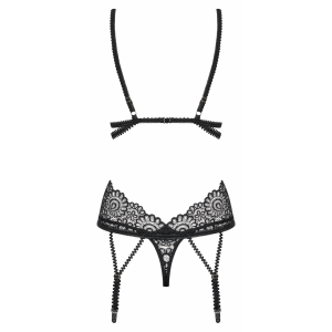 Corset Obsessive Mixty Negru L-XL Thumb 3