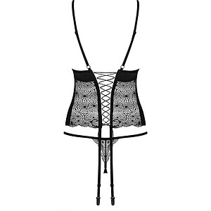 Corset Obsessive Sharlotte Negru S-M Thumb 3