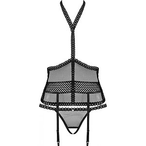 Corset Obsessive Strapelie Negru L-XL Thumb 2