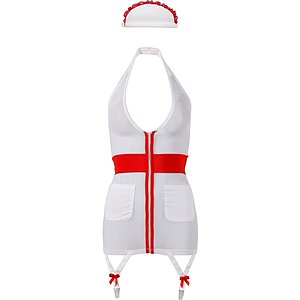 Costum Asistentă Cottelli Collection Alb XL Thumb 2