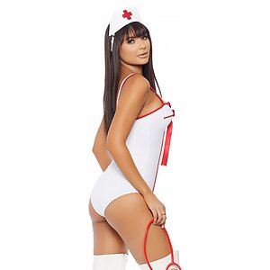 Costum Forplay În Perfect Health Alb L-XL Thumb 1