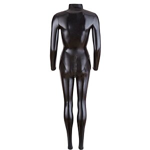 Costum Latex Cottelli Collection Jumpsuit Negru S Thumb 5