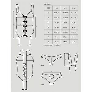 Costum Obsessive Bunny Suit Roz S-M Thumb 4