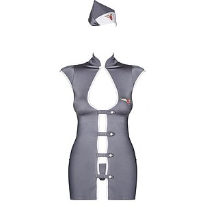 Costum Obsessive Stewardesă Gri S-M Thumb 2