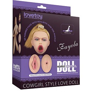 Cowgirl Lovetoy 93 cm – Păpușă Gonflabilă Compactă