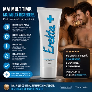 Cremă Ejaculare Precoce Erekta Plus 40ml Thumb 2