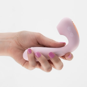 Crushious Pookie Stimulator cu Dublă Stimulare, Reîncărcabil Roz Thumb 8