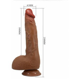 Debra Wilks 25cm Rotativ cu Vibrații și Ventuză Thumb 11