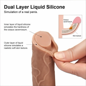 Dildo 21cm Dual-Layered Thumb 5