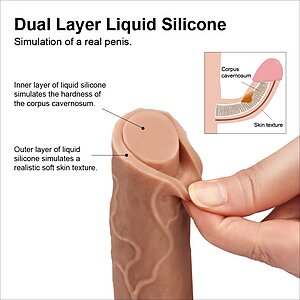Dildo 21cm Dual-Layered Thumb 2
