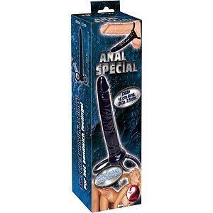 Dildo Anal Dong 16cm Negru Thumb 3