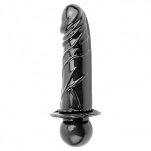 Dildo Căluș Deluxe Ball Negru Thumb 5