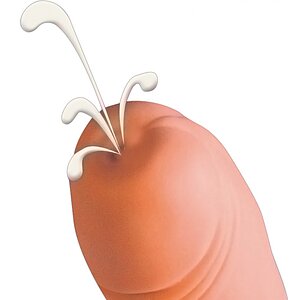 Dildo Ejaculator 19cm You2Toys Thumb 2