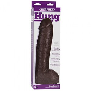 Dildo Maxi Realistic Hung Negru Thumb 1