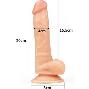 Dildo 20cm The Ultra Soft Dude Thumb 6