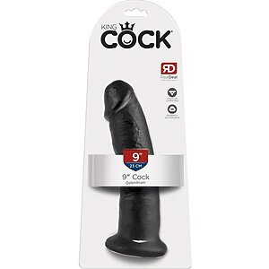 Dildo Realistic King Pipedream 22.9cm Negru Thumb 3
