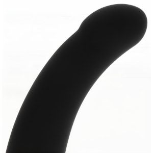 Dildo Strap-On Dong Medium 14cm Negru Thumb 2