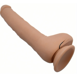 Dildo Vibrant Realist cu Ventuză Material TPR Thumb 1