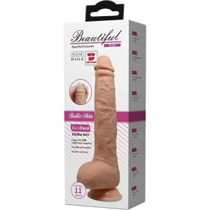 Dildo Vibrant Realist cu Ventuză Material TPR Thumb 6