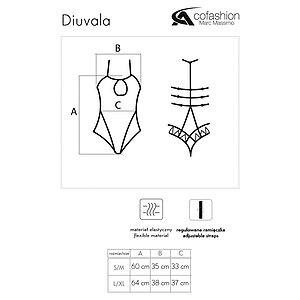 Body CoFashion Diuvala Negru S-M Thumb 2