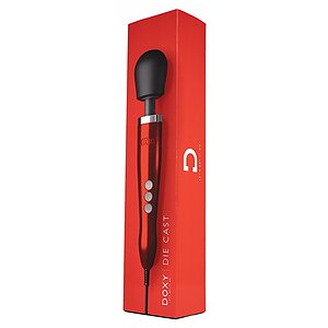 Vibrator De Lux Pentru Masaj Doxy Die Cast Roșu Thumb 3
