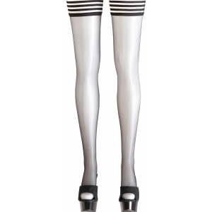 Dresuri Cottelli Collection Stay-Ups Negru S Thumb 2