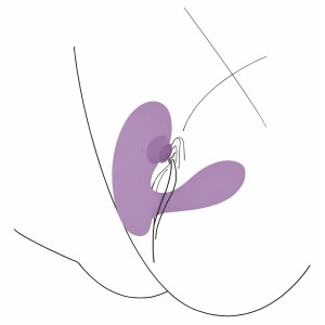 DuoVibe I Vibrator Air Punctul G Mov 9+9 Moduri, Reîncărcabil Thumb 6