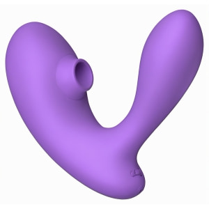 DuoVibe I Vibrator Air Punctul G Mov 9+9 Moduri, Reîncărcabil Thumb 2