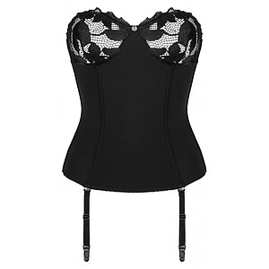 Corset Obsessive Editya Negru XS-S Thumb 2