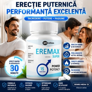 Eremax Pastile Erecție 15 capsule Thumb 2