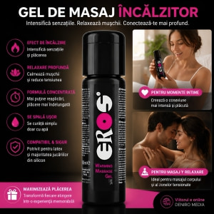 Eros Gel Masaj Încălzitor 100 ml — Efect Cald Thumb 3