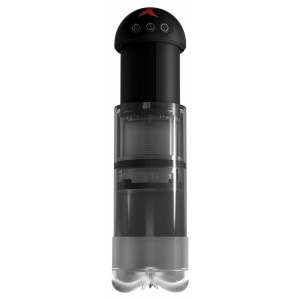 Extender Vibrating Penis Pump Transparent Thumb 2