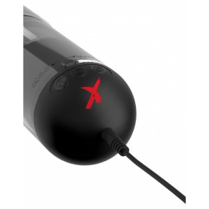 Extender Vibrating Penis Pump Transparent Thumb 1