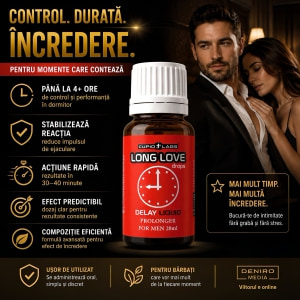 Pachet Spray Stud 100 Original + Picături Ejaculare Precoce Long Love 20ml Thumb 3