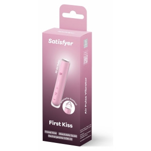 Satisfyer First Kiss – Stimulator cu Membrane Mobilă, 10 Trepte Roz Thumb 4