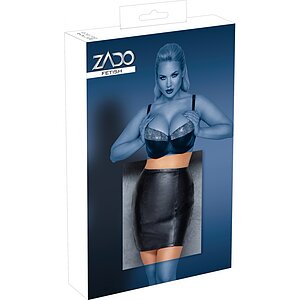 Fustă Din Piele Zado Bondage Negru 2XL Thumb 5