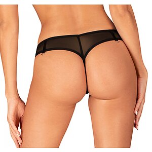 Chilot Obsessive Glandez Thong Negru XS-S Thumb 1