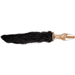 Glass Plug With Tail Transparent Thumb 3