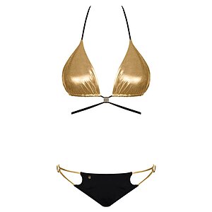 Costum Baie Obsessive Goldivia Auriu S Thumb 2