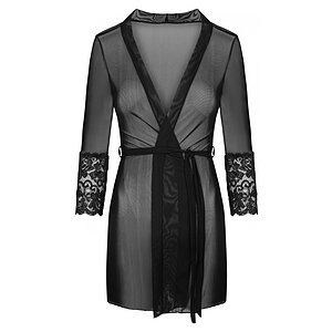 Halat Cu Chemise LivCo Livemia Negru S Thumb 4