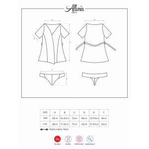 Halat Obsessive Alluria Negru S-M Thumb 4