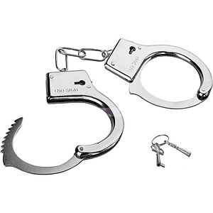 Cătușe Metalice Din Inox Police Argintiu