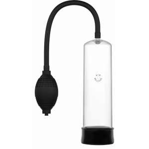 Hidden Desire Rising Star — Pompă Manuală Discretă 18 cm Negru