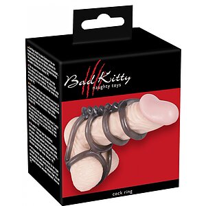 Inel De Penis Bad Kitty Love Ring Negru Thumb 3