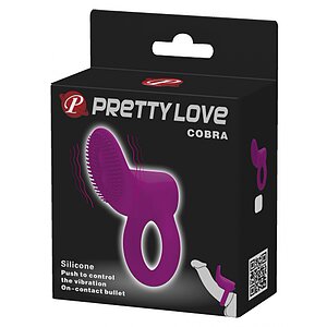 Inel Penis Cu Vibrații Pretty Love Cobra Mov Thumb 3